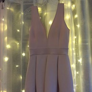 Blush pink formal dress